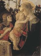Sandro Botticelli Madonna of the Rose Garden or Madonna and Child with St John the Baptist oil painting picture wholesale